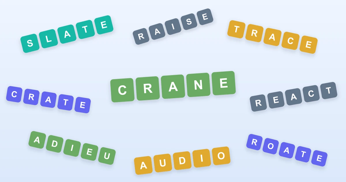 Best Wordle Starting Words (and the Math Behind Them)