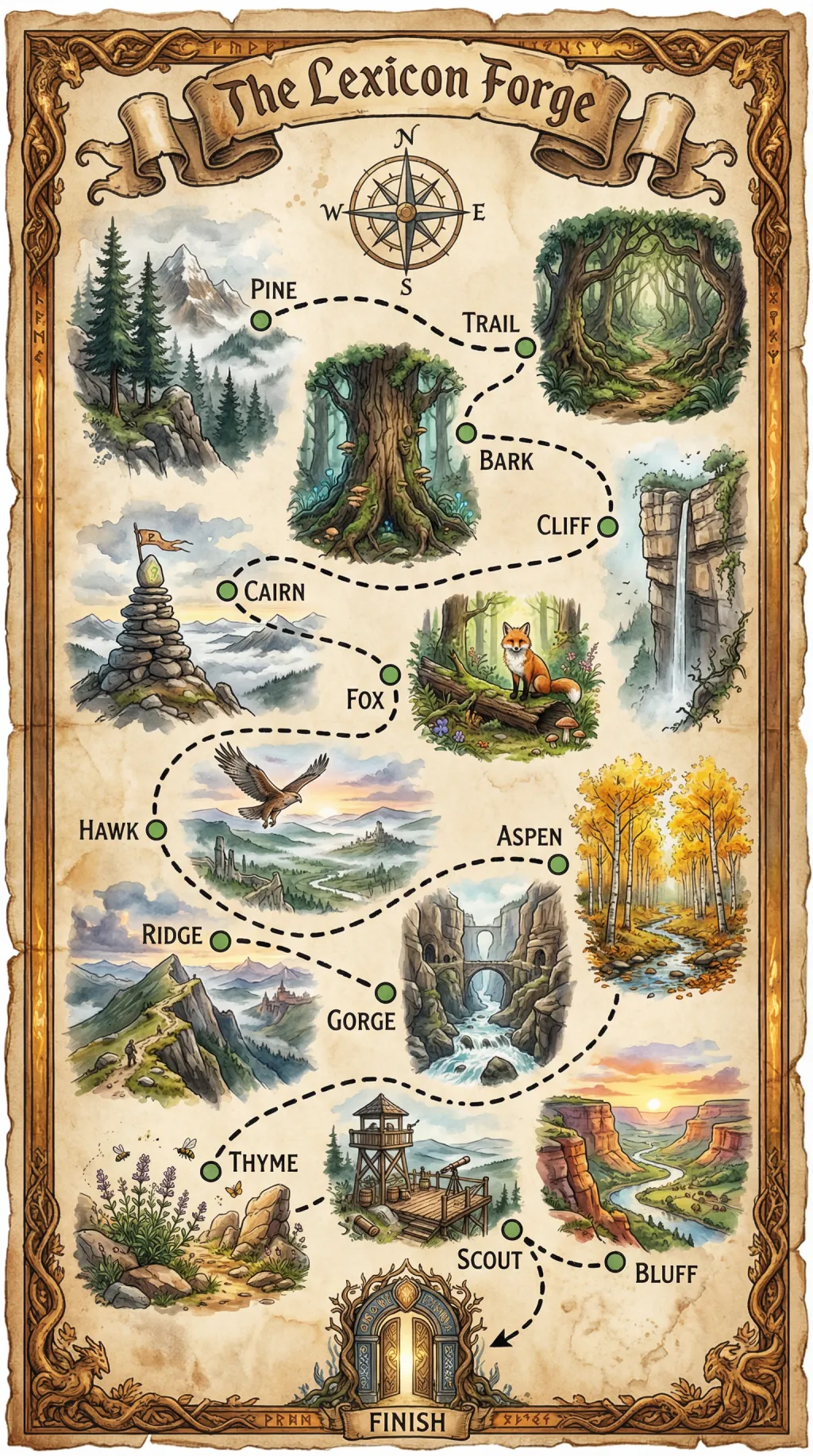 The Lexicon Forge map