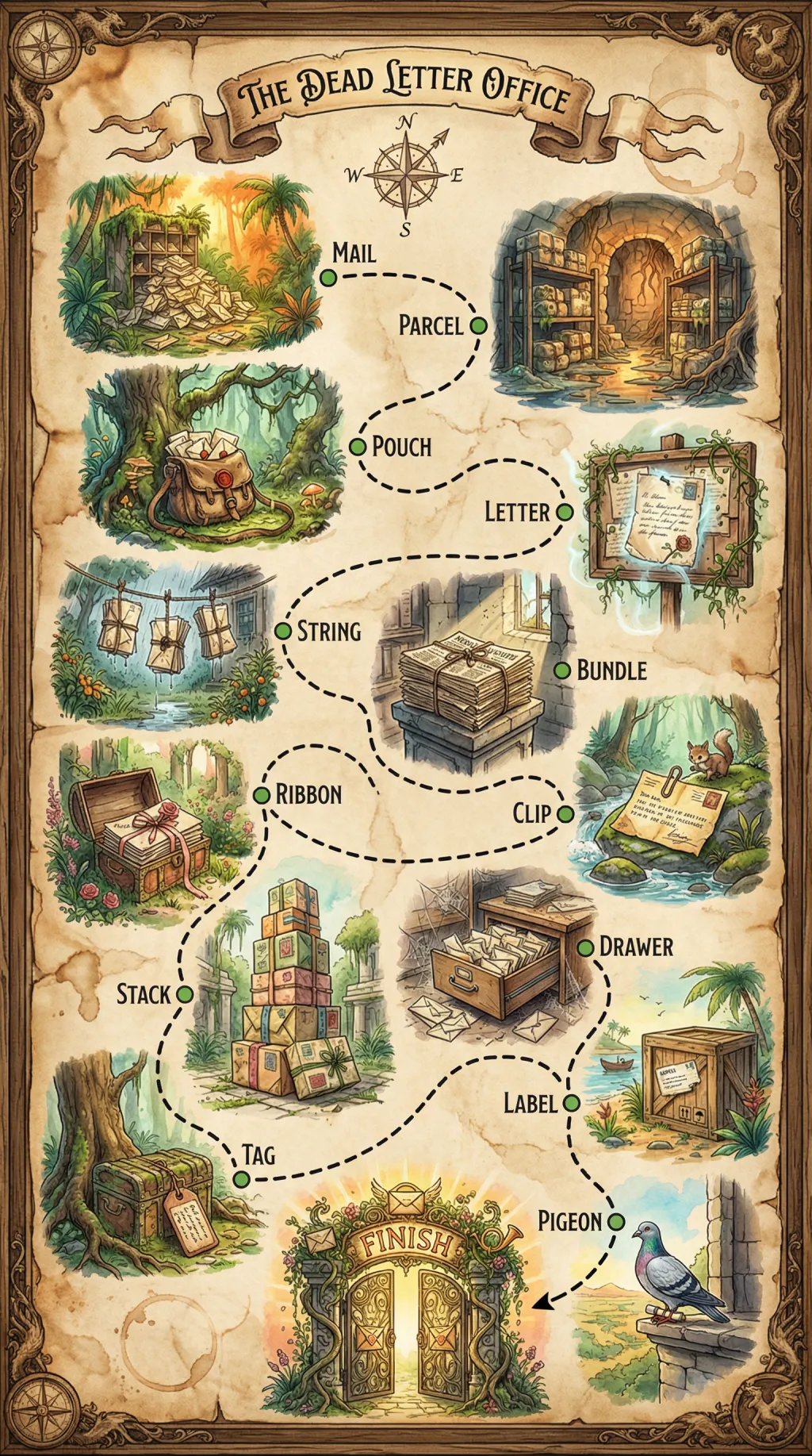 The Dead Letter Office map