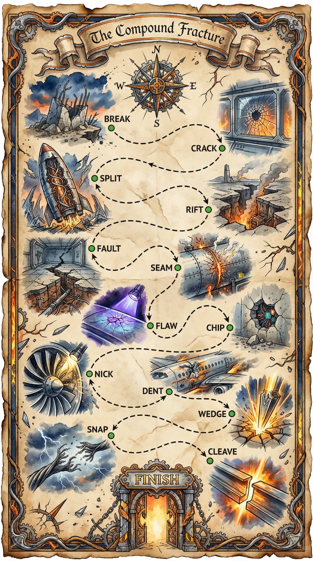 The Compound Fracture map