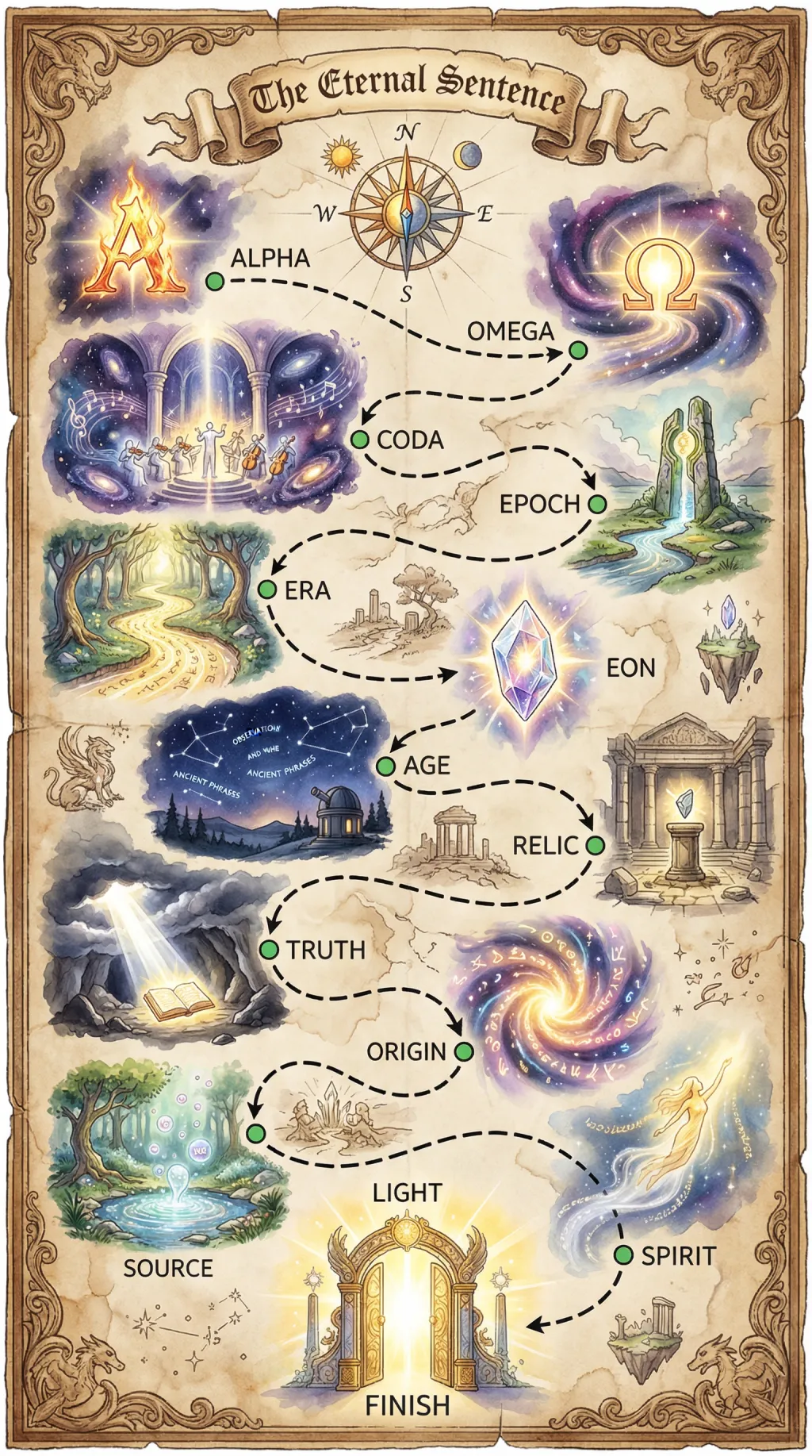 The Eternal Sentence map